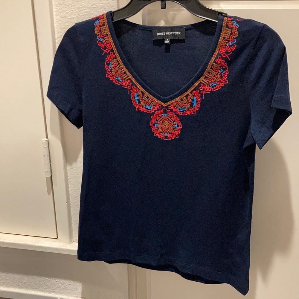 NWOT-Sale-Jones New York Navy top